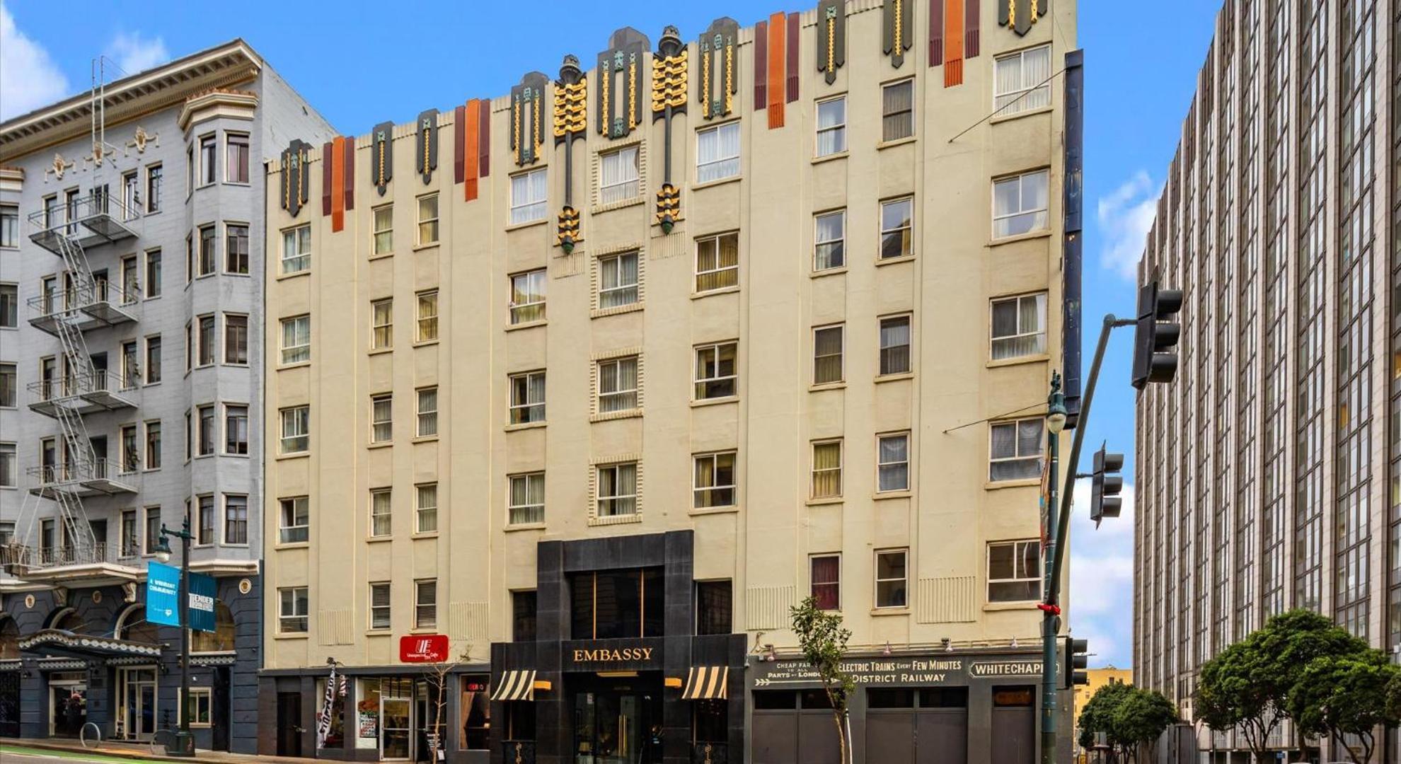 Embassy Hotel Сан-Франциско Екстер'єр фото